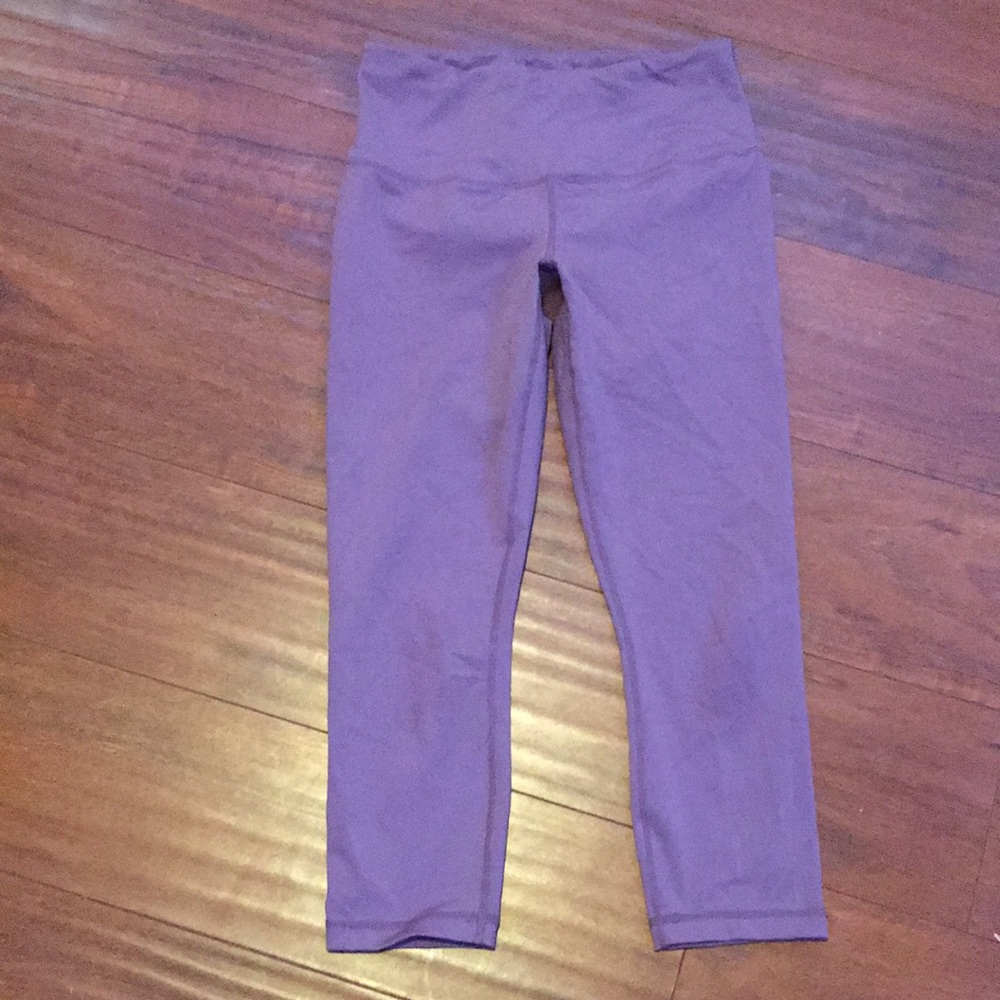 Purple leggings